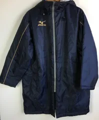 MIZUNO 箱根駅伝 読売新聞 ベンチコート ネイビー M 3032202512120039