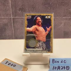 2022 Upper Deck Kenny Omega All Elite AEW Wrestling Match-Used Ring Mat Memorabilia Gold カード