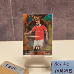 2022-23 Panini Select Premier League Bruno Fernandes 33/49 Manchester United Terrace Prizm カード