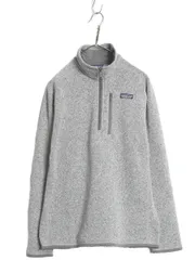 【お得なクーポン配布中!】 パタゴニア ベターセーター ハーフジップ メンズ M / 15年製 フリース セーター 裏起毛 プルオーバー ジャケット ブルゾン 霜降り グレー