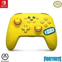 【新品】【任天堂公式ライセンス商品】PowerA エンハンスド・ワイヤレスコントローラー for Nintendo Switch - フォートナイト ピーリー【購入特典】ボーナスのバーチャルアイテム用コード付き「プリクリーアックス」（ツルハシ）