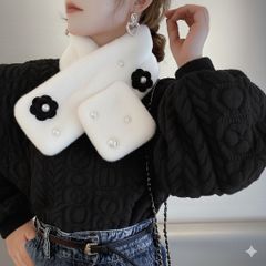 タグ付☆GYPSOHILA ボアダウンマフラーBoa Down Muffler2 - メルカリ