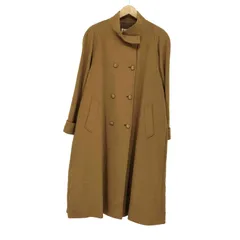 ユーズドフルギ USED古着 INTERMODE カシミヤ100 スタンドカラーコート レディース JPN:9号