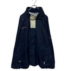 【Columbia】 白タグ デザインロゴ刺繡 裏地メッシュ フード収納マウンテンパーカー S-3881