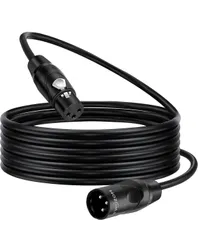 ★Twozoh XLR ケーブル 3M、XLR オス→メス バランス3ピン XLR マイクロフォン ケーブル (Profesional/Hifi)