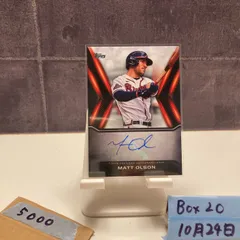 2022 Topps Matt Olson 直筆サインカード Atlanta Braves カード
