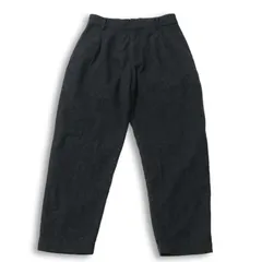 21AW★ UNIQLO +J ユニクロ × ジルサンダー 秋冬 ウール ブレンド★ タック スラックス パンツ Sz.73cm メンズ 灰 グレー