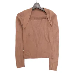 SAISON DE PAPILLON セゾン ド パピヨン 秋冬 ニット★ リブニット セーター ボレロ風 Sz.L レディース