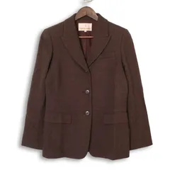 TRUSSARDI トラサルディ 秋冬 ウール★ ツイード ジャケット ブレザー Sz.42 レディースのサムネイル