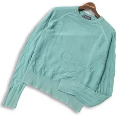 Brooks Brothers ブルックスブラザーズ 通年 シルク混★ クルーネック ラグラン コットン ニット セーター Sz.S メンズ