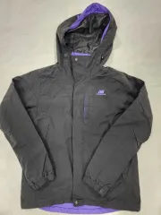 ニューバランス ブラック/紫 フード ウィンドブレーカー アウター