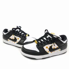 ナイキ エスビー NIKE SB × シュプリーム Supreme Nike SB Dunk Low OG QS Gold Stars スニーカー US8.5 26.5㎝ ホワイト/ブラック DH3228-102
