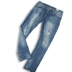 BAYFLOW DENIM ベイフロー 通年 ダメージ加工★ ストレッチ テーパード デニム パンツ ジーンズ Sz.30 メンズ