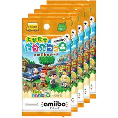 『とびだせ どうぶつの森 amiibo+』amiiboカード (5パックセット)