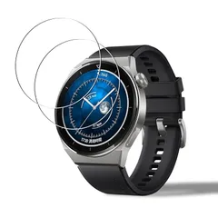 seninhi ガラスフィルム HUAWEI WATCH GT3 Pro 46mm フィルム【2枚セット国産旭硝子素材】対応 huawei watch gt3 pro 46mm 強化ガラス ファーウェイウォッチgt3 pro 保護フィルム 液晶 ガラス 極薄 