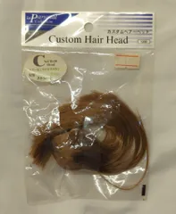 ボークス ラ・ペルソナーレコレクション カスタムヘアーヘッドA ヘアー色:ライトブラウン 髪型:ワンレン左分けストレート CH-10