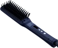 SALONIA サロニア ストレートヒートブラシ スリム ヘアブラシ SL-012NVS ネイビー