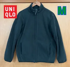 ユニクロ　フリースジャケット　ダークグリーン　サイズ　M   347-069176