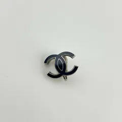 【中古】CHANEL シャネル ココマーク アクセサリー イヤリング ブラック シルバー  06A ヴィンテージ レディース【中古美品】HIBUOCHI VINTAGE