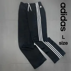 adidas アディダス　サイドジップ　スリーストライプ　 ジャージ パンツ　ブラック
