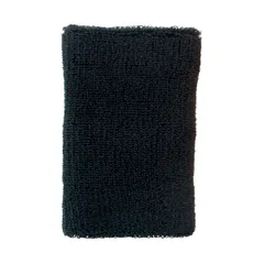 ハタ HATAS リストバンド 2枚組 スポーツ トレーニング アクセサリ ウェア ウエア シンプル テニス 野球 運動  359 BK ブラック