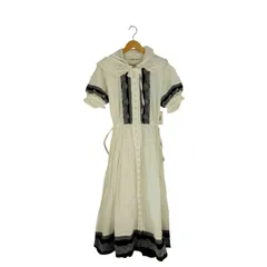 ケティー KETTY レース フリル パッチワーク フーディ半袖ワンピース レディース JPN:M