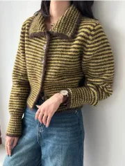 アンゴラ 厚手 ウール カーディガン