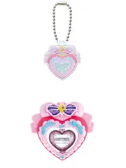 キミとアイドルプリキュア♪ なりきりプリキュア2　全２種セット　アイドルハートブローチチャーム（キュアアイドル）&  アイドルハートブローチ（キュアキュンキュン）