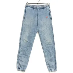 【希少】人気カラー　トラックパンツ　デニムパンツ　再構築　リメイクデニムパンツ 希少】人気カラー トラックパンツ デニムパンツ 再構築 リメイクデニム