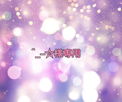 ^_−☆様専用ページ