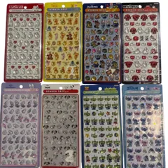 ボンボンドロップシール ディズニー8点　コンプリート