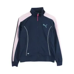 プーマ (WOMEN - M) ポリ ロゴ ジップアップ ジャージ