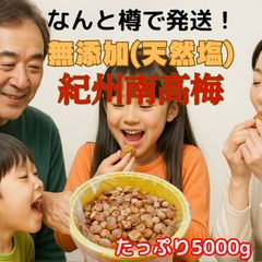 産地直送　紀州南高梅5kg 梅 無添加 和歌山 紀州 白梅 