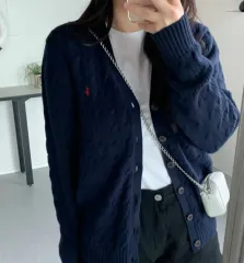 (新品) ポロ BOYS PLANET(ボイプラ) Vネック カーディガン ネイビー XL