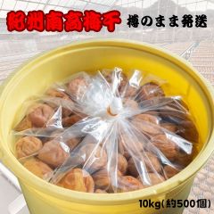 人気爆発！紀州南高梅 樽 10kg つぶれ梅 無添加 和歌山 紀州 白梅 
