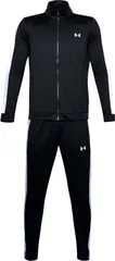 アンダーアーマー UNDER ARMOUR UA ライバル 二ット トラックスーツ UA RIVAL KNIT TRACK SUIT メンズ トレーニングスーツ ランニング 部活 練習 ジム 宅トレ  1357139 001 BLACK/WHITE/WHIT