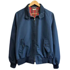 カシミヤ混 オールド ヴィンテージ メルトン ハリントンジャケット 紺 L 6ecd38d9fc16b6c413e7135dae59b4