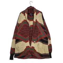 【現状渡し品】Polo by Ralph Lauren ポロバイラルフローレン HAND KNIT MIXED COTTON NATIVE GOWN ハンドニット ミックス コットン ネイティブ ガウン 【146-250513-as-18-izu】