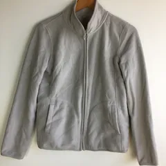 UNIQLO フリースジャケット レディース L オフホワイト 4051202511290031