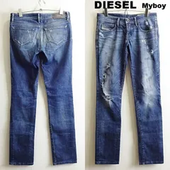 DIESEL　ディーゼル　Myboy　W77cm/w25/L　スリムストレートデニム　ストレッチ　レディース　インディゴ