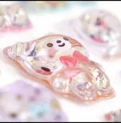 【大人気】シール　ブルー　５シートセット　3D ぷくぷく　かわいい　キッズ　こども　大人　平成　大人気