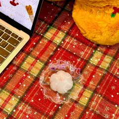 BLACKPEARLSTUDIO　ブラックパールスタジオ　マンゴスチン　 スクイーズ　とろんスクイーズ　にぎにぎ　一つ　みずみずしい　チャーム　飾り