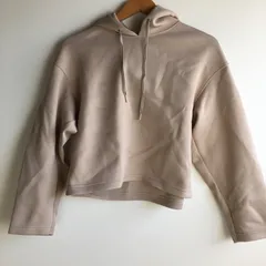 UNIQLO ドライソフトスウェットプルパーカ レディース S ベージュ 313102512120084