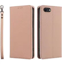 ★iphone se用 ケース 手帳型 第2世代 第3世代 iphone se2 se3用 スマホケース カード収納 いphone8/7/6S/6用 カバー 手帳型 上質レザー 横置きスタンド機能 折りたたみ  クリーム