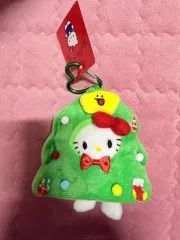 ハローキティ クリスマス ツリー ぬいぐるみ キーホルダー