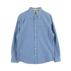 ホリスター (MEN - L) コットン ストライプ シャツ