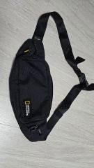 ナショナルジオグラフィック ブラック ヒップバッグ スリングバック