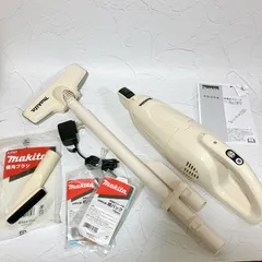 マキタ 充電式クリーナー CL115FD 充電器DC1001付 純正紙パック18枚 棚用ブラシ 動作確認済み 取扱説明書付き