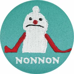 トレーディング刺繍缶バッジ パペットスンスン ノンノン