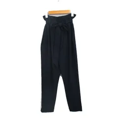 グリーンレーベルリラクシング ユナイテッドアローズ green label relaxing テーパード パンツ タック シンプル 36 ネイビー 紺 /KT34